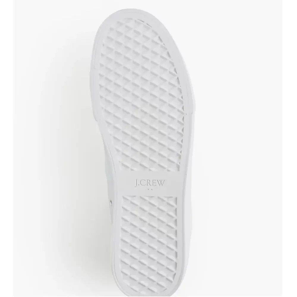 J.CREW Factory Men's Canvas lace-up sneakers in White Canvas Size 8H